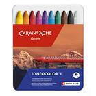 Caran d'Ache Neocolor I – 10 vaxbaserade färgkritor av högsta kvalitet
