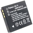 Batteriexperten Kompatibelt med Panasonic Lumix DMC-FX30K, 3.6V (3.7V) V, 750 mAh