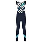 Santini Coral Raggio Bib Tights Svart 2XL Kvinna