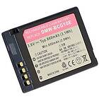 Batteriexperten Kompatibelt med Panasonic Lumix DMC-ZS25K, 3.6V (3.7V), 860 mAh