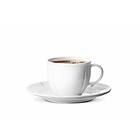 Rosendahl Grand Cru Soft Coffee Cup med fat 28 cl vit