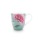 Pip Studio Blushing Birds Muki 45 cl Porslin Blå
