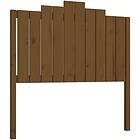 vidaXL Sengegavl honungsbrun 106x4x110 cm massiv furu