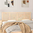 vidaXL Väggmonterad hovedgærde 166x3x63 cm massiv furu