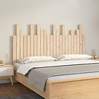 vidaXL Väggmonterad huvudgavel 146.5x3x80 cm massiv furu