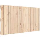 vidaXL Väggmonterad huvudgavel 127,5x3x60 cm massiv furu