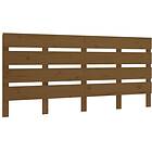 vidaXL Sängynpääty honungsbrun 135x3x80 cm massiv furu