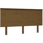 vidaXL Sengegavl honungsbrun 144x6x82,5 cm massiv furu