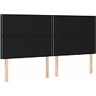 vidaXL Huvudgavlar 4 st svart 90x5x78/88 cm tyg