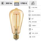 EGLO LED-glödlampa ST64 4W 1700K Dimmable Amber E27