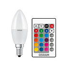 Osram LED-glödlampa STAR+ RGBW Remote candle 5,5W/827 (40W) frosted dimmable E14