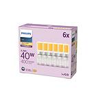 Philips LED-lyspære LEDClassic 3,2W/827 (40W) 6-pack G9