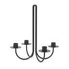 Ferm Living Sway candelabra black