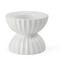 Lyngby Porcelæn Tura värmecandlestick Ø8 cm Vit