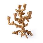 POLSPOTTEN Apple tree candlestick S 32.5 cm Guld