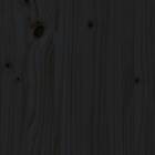 vidaXL Bed Frame svart 135x190 cm liten dubbelsäng massivt trä