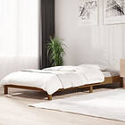 vidaXL Stapelbar säng honungsbrun 90x190 cm massivt furuträ