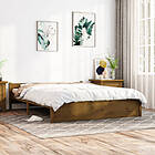 vidaXL Bed Frame honungsbrun massivt trä 150x200 cm 5FT