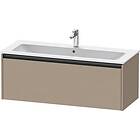 Duravit Ketho.2 Servantskap, 1 Skuff 1210x480 mm, Tekstil