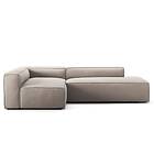 Decotique Grand Loungesoffa 3-Sits Öppet Avslut Höger, Sandshell Beige Polyester