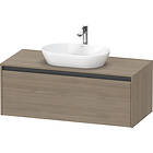 Duravit Ketho.2 Servantskap, 1 Skuff 1200x550 mm, Terra Eik