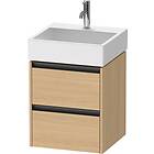 Duravit Ketho.2 Servantskap, 2 Skuffer 484x460 mm, Eik Natur