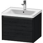 Duravit Ketho.2 Servantskap, 1 Skuff 584x455 mm, Sort Eik