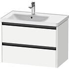 Duravit Ketho.2 Servantskap, 2 Skuffer 784x455 mm, Venstre, Hvit Matt