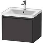 Duravit Ketho.2 Servantskap 1 Skuff 584x455 mm Grafittt Matt