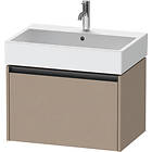 Duravit Ketho.2 Servantskap, 1 Skuff 684x460 mm, Tekstil