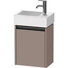 Duravit Ketho.2 Servantskap, 1 Dør 364x238 mm, Venstre, Basalt