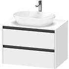 Duravit Ketho.2 Servantskap 2 Skuffer 800x550 mm Hvit Matt