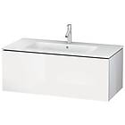 Duravit L-Cube Servantskap m/1 skuff 1020x400x481 mm Hvit Høyglans Lakk M/1