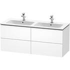 Duravit L-Cube Servantskap m/4 skuffer 1290x550x481 mm, Hvit Matt