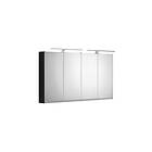 Gustavsberg Artic 120 Speilskap 120x66x13 cm, Sort Eik