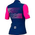 Alé Cycling Ale Logo Short Sleeve Blå L Kvinna