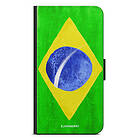 Bjornberry Samsung Galaxy S7 Plånboksfodral - Brasiliens Flagga