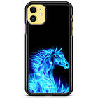 Bjornberry iPhone 11 Skal - Flames Horse Blå