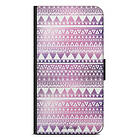 Bjornberry Samsung Galaxy S21 Plånboksfodral - Lila Aztec