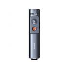 Baseus Orange Dot multifunctional remote control for presentation, with green laser pointer, rechargeable (gray)