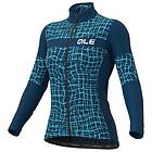 Alé Cycling Ale Wall Long Sleeve Blå S Kvinna