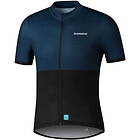 Shimano Element Short Sleeve Jersey Blå S Herre