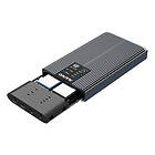 Maiwo Extern Kabinett för Hårddiskkloning M.2 SATA SSD USB3.2 5Gbps K2022S