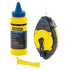Stanley Power Winder Chalk Line Reel and Level 30m