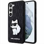 Karl Lagerfeld Galaxy S23 Skal Saffiano Monogram Choupette Svart