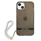 Guess iPhone 13 mini Skal Translucent Stap Svart