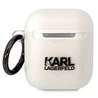 Karl Lagerfeld AirPods 1/2 Skal `s Head Clear
