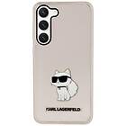 Karl Lagerfeld Galaxy S23 Mobilskal Ikonik Choupette Rosa