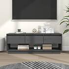 vidaXL TV Cabinet Grey 110.5x34x40 cm Solid Wood Pine