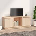 vidaXL TV Cabinet 110.5x35x44 cm Solid Wood Pine